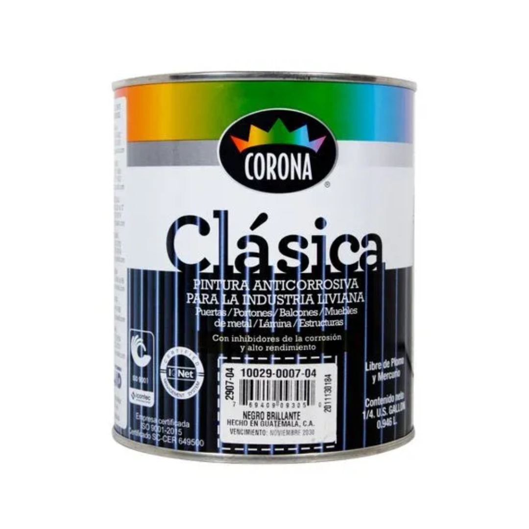 ANTICORROSIVO MATE ( 1/4 ) BLANCO MATE 10029-0006  CLASICA ( MEG 9105 )