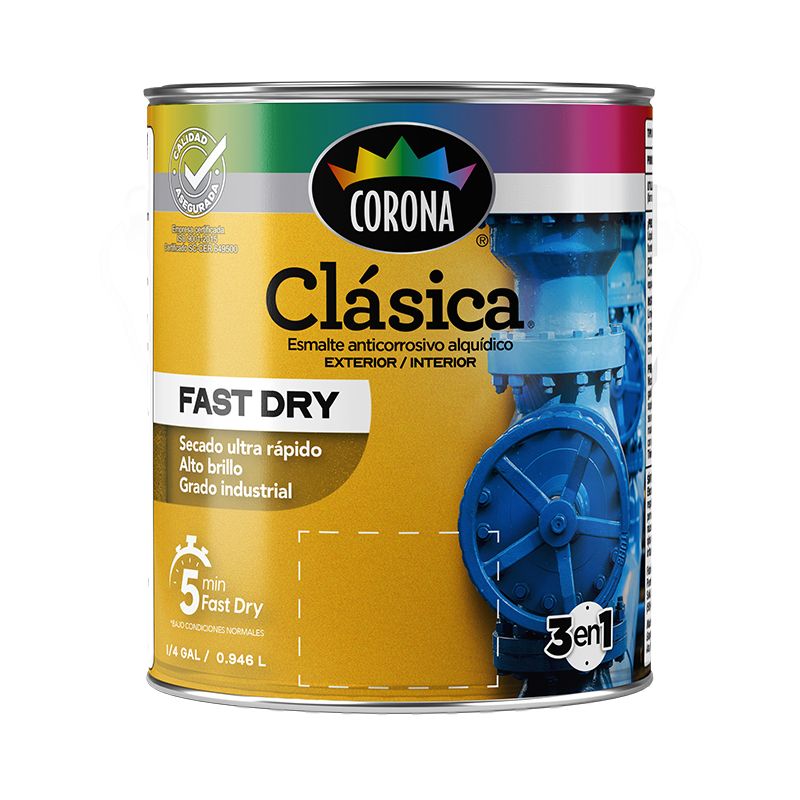 ANTICORROSIVO FAST DRY ( 1/4 ) VERDE 10095-0003 CLASICA