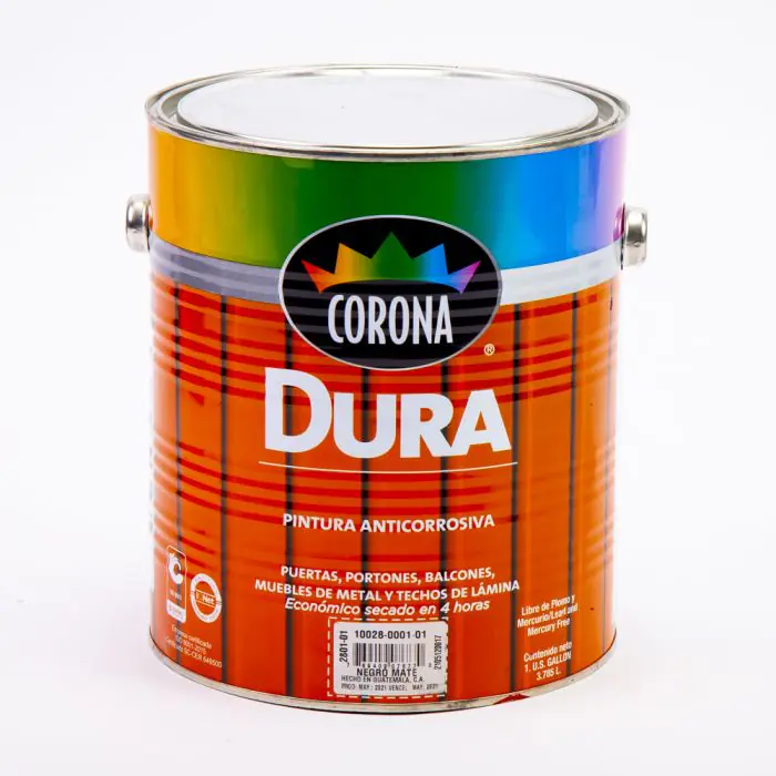 DURA ANTICORROSIVO NEGRO ( 1/4 ) 10028-0007
