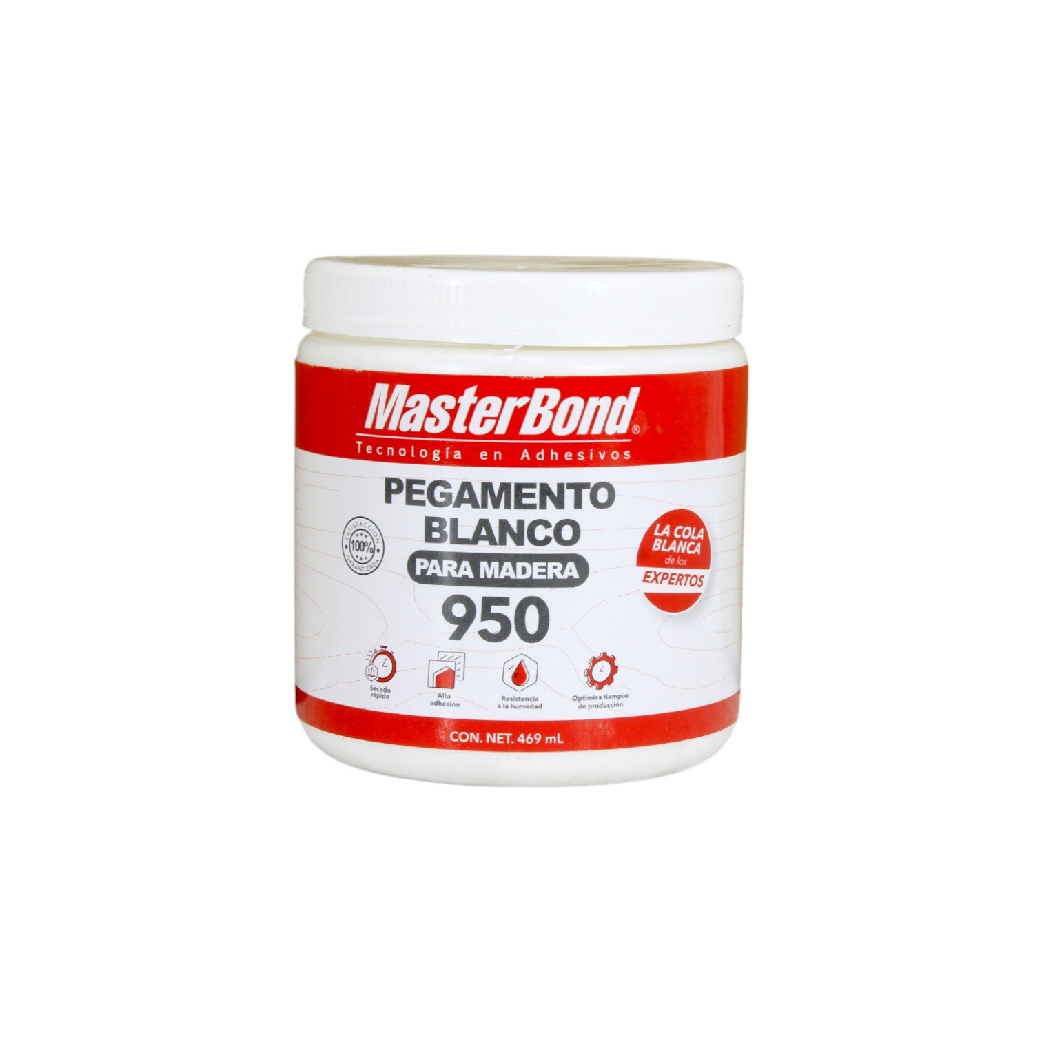 COLA BLANCA MASTER BOND 950  1/2 GALON PEGA P/MADERA