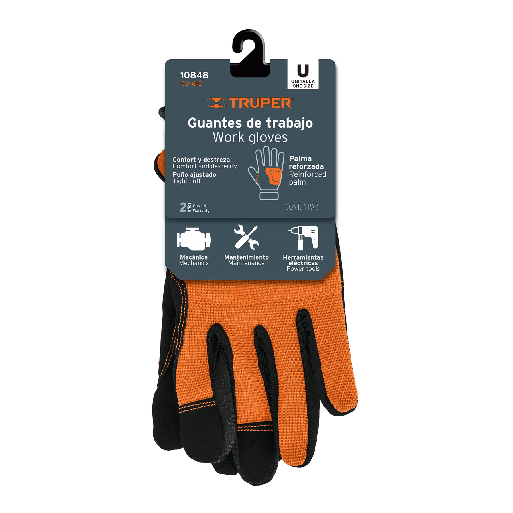 GUANTE REFORZADO P/MECANICO TRUPER 10848