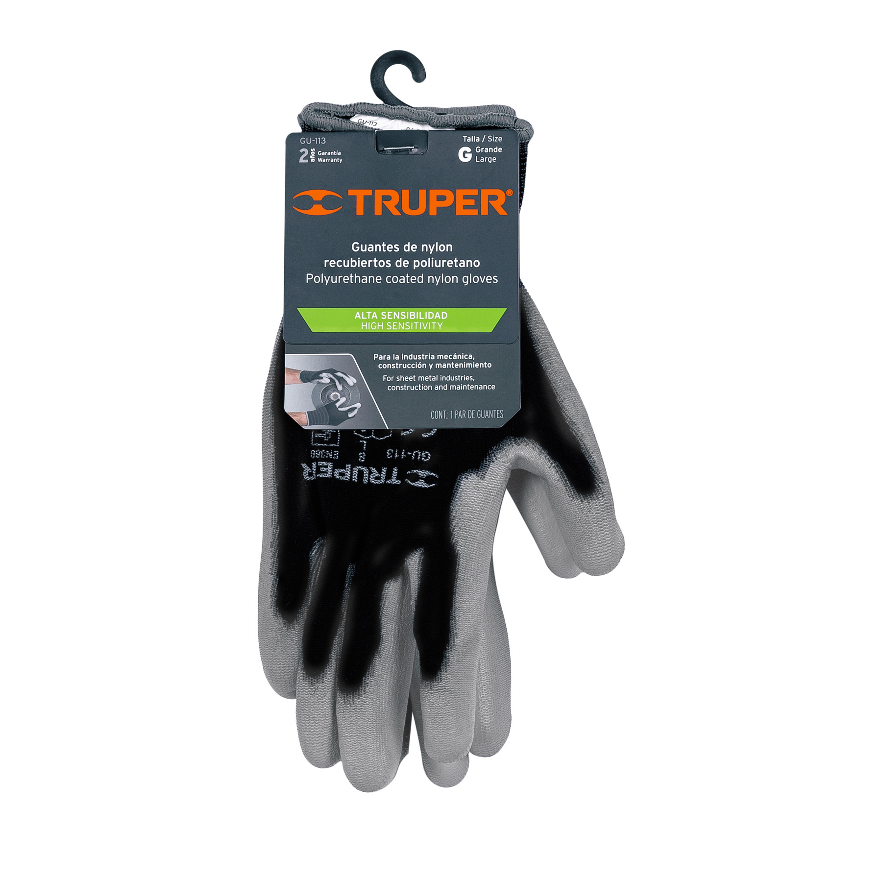 GUANTE DE NITRILO P/MECANICO ( TOLSEN 45010 /TRUPER 13292 )