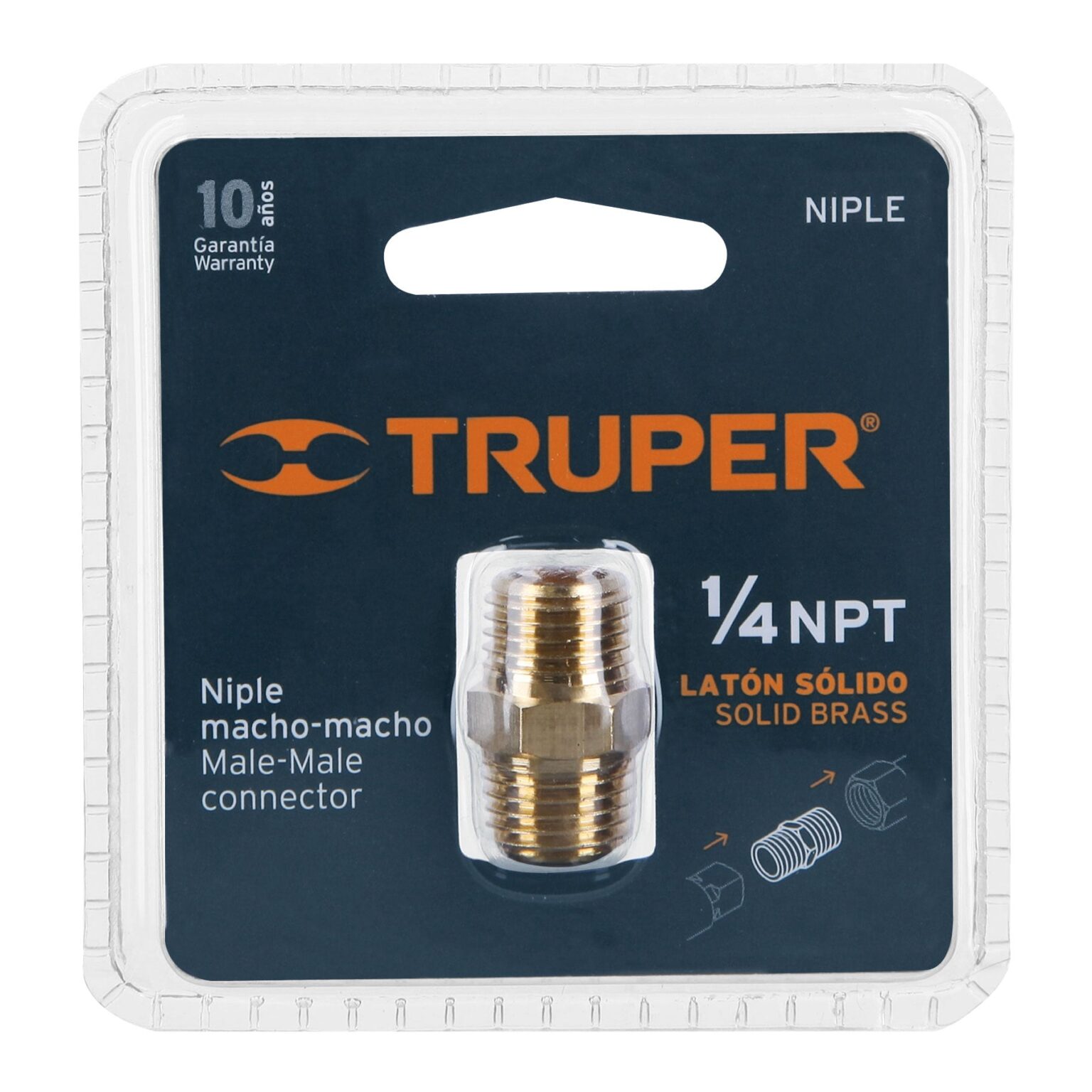 NIPLE 1/4 NPT TRUPER (19024)